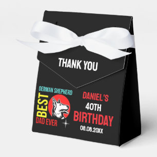 German Shepherd Dad, Dog Dad Birthday       Favour Box