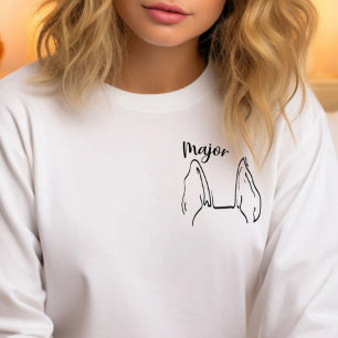 German Shepherd Dad, Dog Ears Sweatshirt