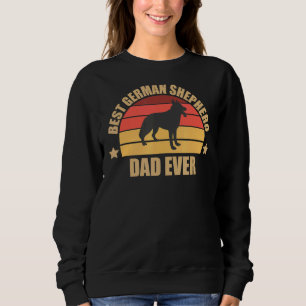 German Shepherd Dad Ever Vintage Retro Puppy Sweatshirt
