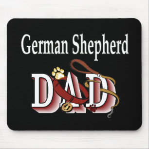German Shepherd Dad Gifts Mouse Mat