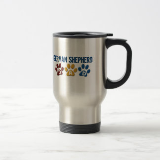 GERMAN SHEPHERD Dad Paw Print 1 Travel Mug