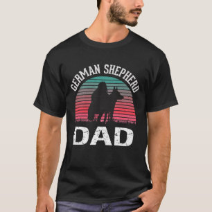 German Shepherd DAD Vintage Dog T-Shirt
