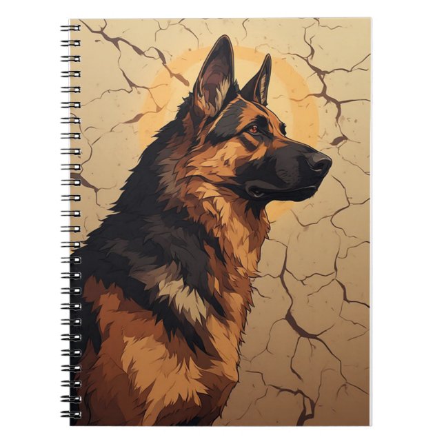🐕 German Shepherd Decor For Dog Owners 🐕 Notebook (Front)