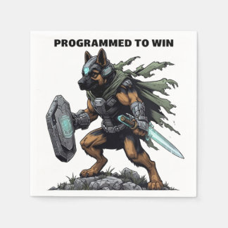 German Shepherd Design for Party Napkins