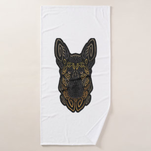German Shepherd Design German Shepherd Gifts Dog O Bath Towel