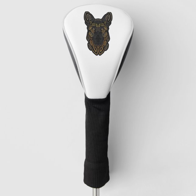 German Shepherd Design German Shepherd Gifts Dog O Golf Head Cover (Front)