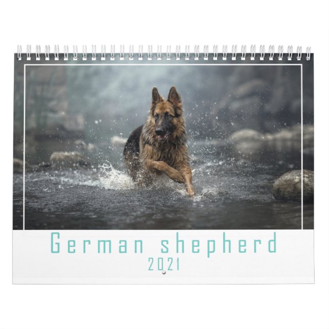 German shepherd  dog 2021 calendar. calendar (Cover)