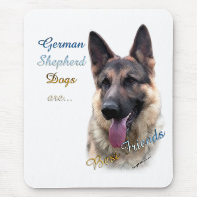 German Shepherd Dog Best Friend 2 Mouse Mat (Front)