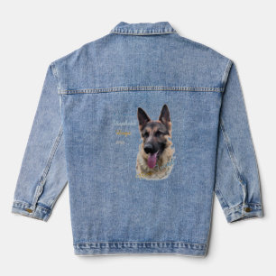 German Shepherd Dog Best Friend 2 - Sticker Denim Jacket