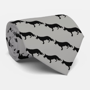 German Shepherd Dog black Tie