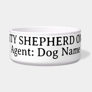 German Shepherd Dog Bowl