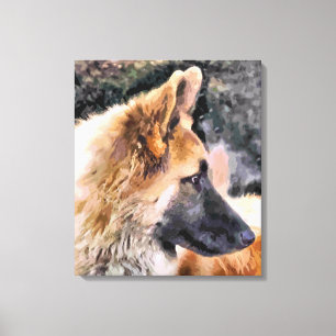 GERMAN SHEPHERD DOG CANVAS PRINT