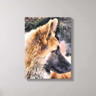 GERMAN SHEPHERD DOG CANVAS PRINT