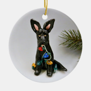 German Shepherd Dog Christmas Ornament