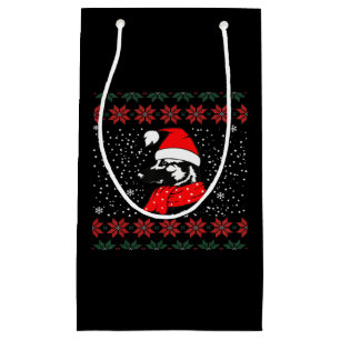 German Shepherd Dog Christmas Small Gift Bag