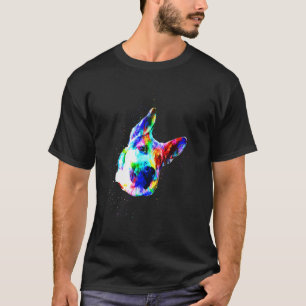 German Shepherd Dog Colour Splash Pop Art Modern T-Shirt