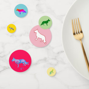 German Shepherd Dog Confetti