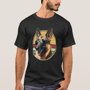 German Shepherd Dog Costume Outfit Mom Dad  7 T-Shirt