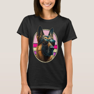 German Shepherd Dog Costume Outfit Mom Dad Raglan  T-Shirt