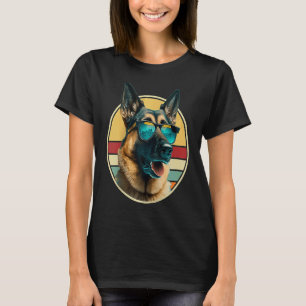 German Shepherd Dog Costume Outfit Mom Dad Raglan T-Shirt