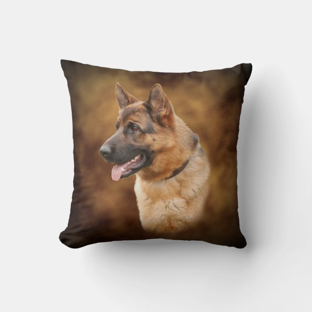 German shepherd dog cushion (Front)