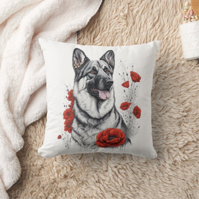 German Shepherd Dog Cushion (Blanket)