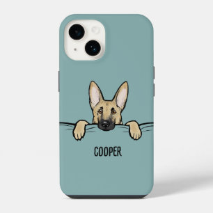 German Shepherd Dog Cute Personalised iPhone 14 Case