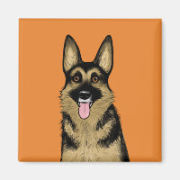 German Shepherd Dog | Cute Pet Lover's Art