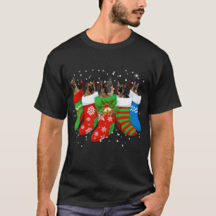 German Shepherd Dog Cute Socks Christmas Gift Funn T-Shirt