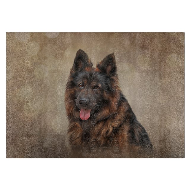 German Shepherd dog Cutting Board (Front)