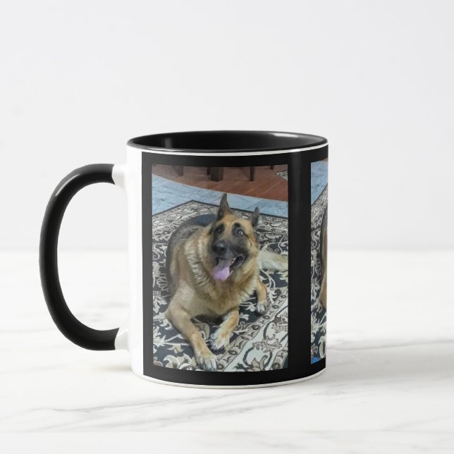 German Shepherd Dog Expressions Coffee Mug (Left)