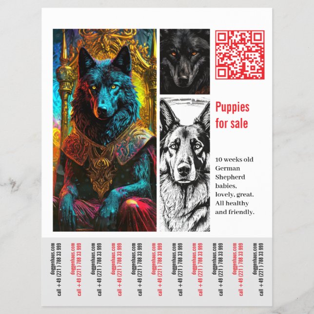 German Shepherd Dog Flyer  (Front)