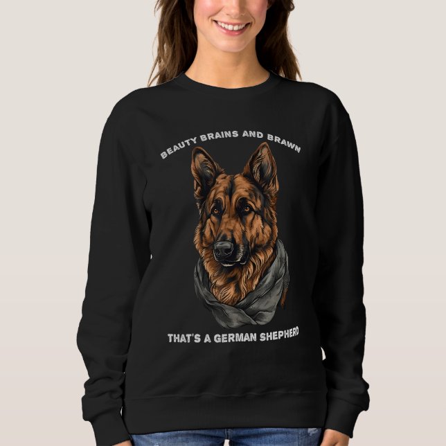 German Shepherd Dog For Dog Owners Sweatshirt (Front)