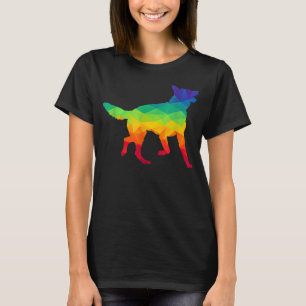 German Shepherd Dog Gay Pride LGBT Rainbow Flag Pe T-Shirt