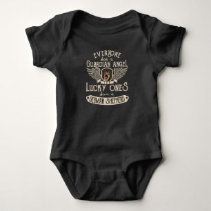 German Shepherd Dog Gift Idea for Owner Baby Bodysuit