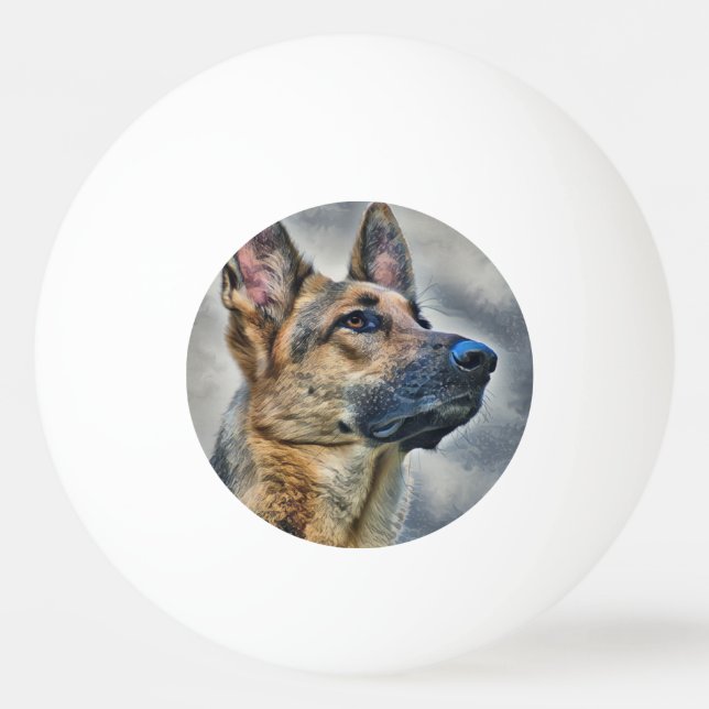 German Shepherd Dog Golf Balls Golf Hat Clip Golf  (Front)