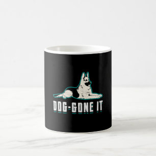 German Shepherd Dog-Gone It Dogs Vintage Funny Coffee Mug