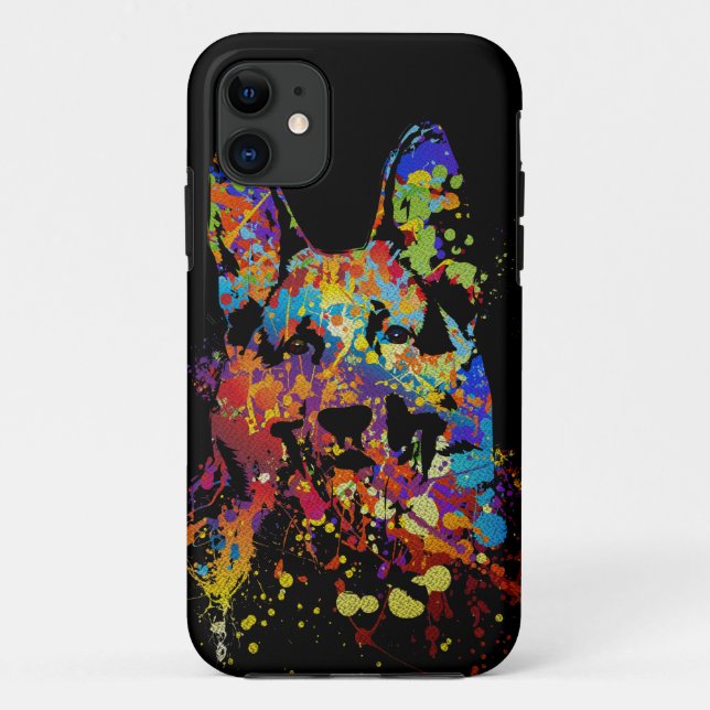 German Shepherd Dog -GSD Case-Mate iPhone Case (Back)