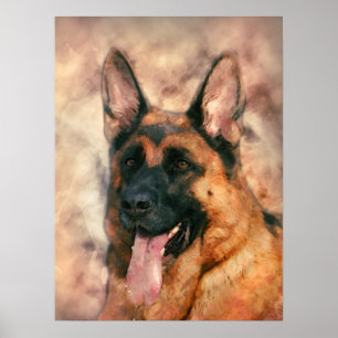 German Shepherd Dog - GSD Poster