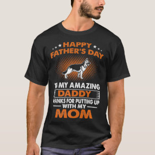 German Shepherd Dog Happy Father's Day Gift Premiu T-Shirt