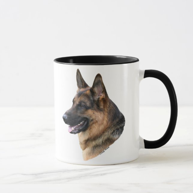 German Shepherd Dog headstudy Mug (Right)