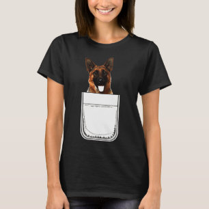 German Shepherd Dog In Your Pocket T-Shirt