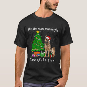 German Shepherd Dog It'S The Most Wonderful Time O T-Shirt