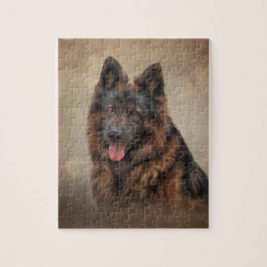 German Shepherd dog Jigsaw Puzzle Zazzle.co.uk