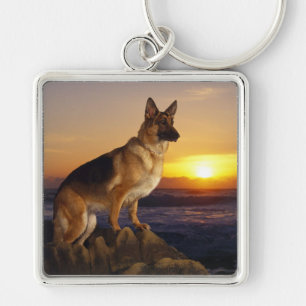 German Shepherd dog Key Ring