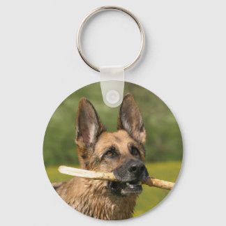 German Shepherd Dog Keychain