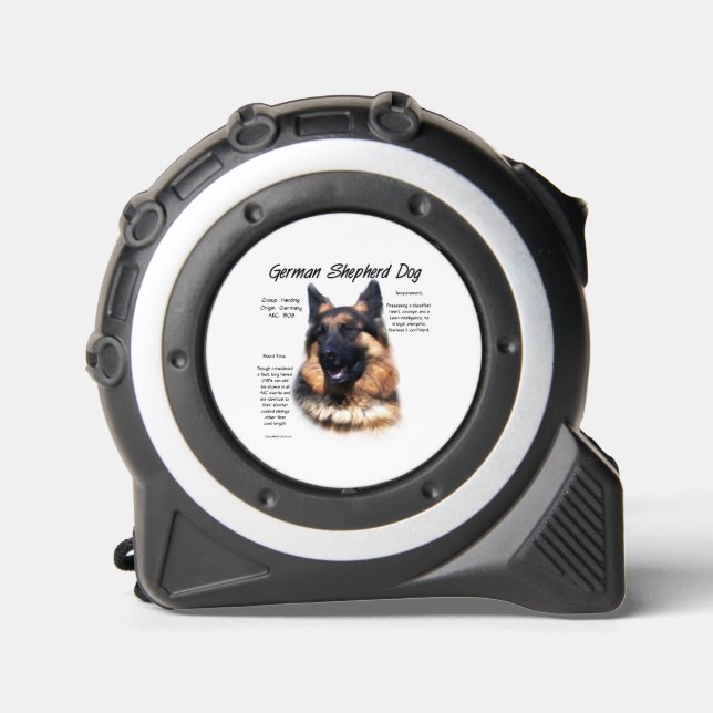 German Shepherd Dog (longhair) History Design 1 (Front)