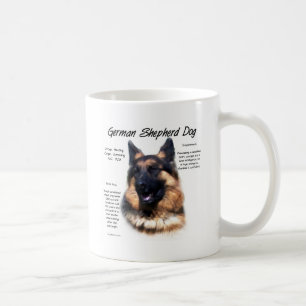 German Shepherd Dog (longhair) History Design Coffee Mug