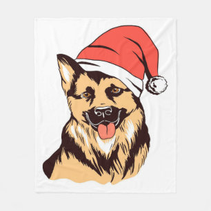 German Shepherd Dog Lover Gift, Best GSD Owner Fleece Blanket