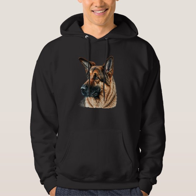 German shepherd Dog Lover Pet_2 Hoodie (Front)